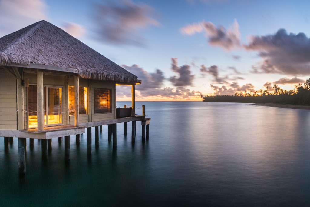 Over the water bungalow