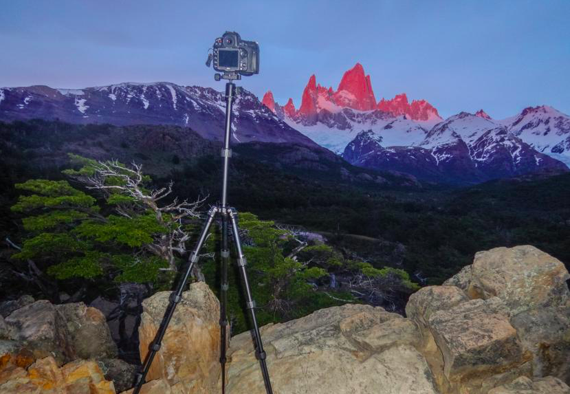 MeFoto tripod in action, Argentina